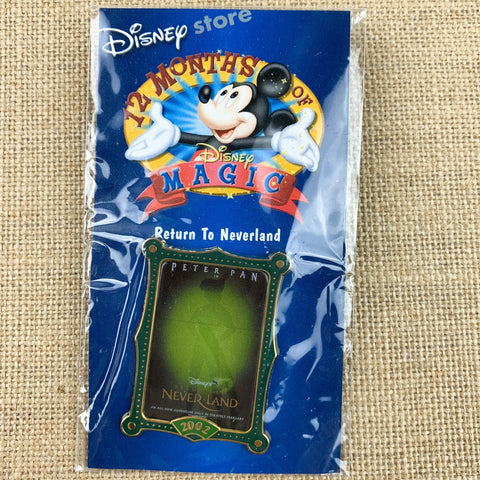 Disney Store 2002 12 Months of Magic Movie Poster Return to Neverland Pin