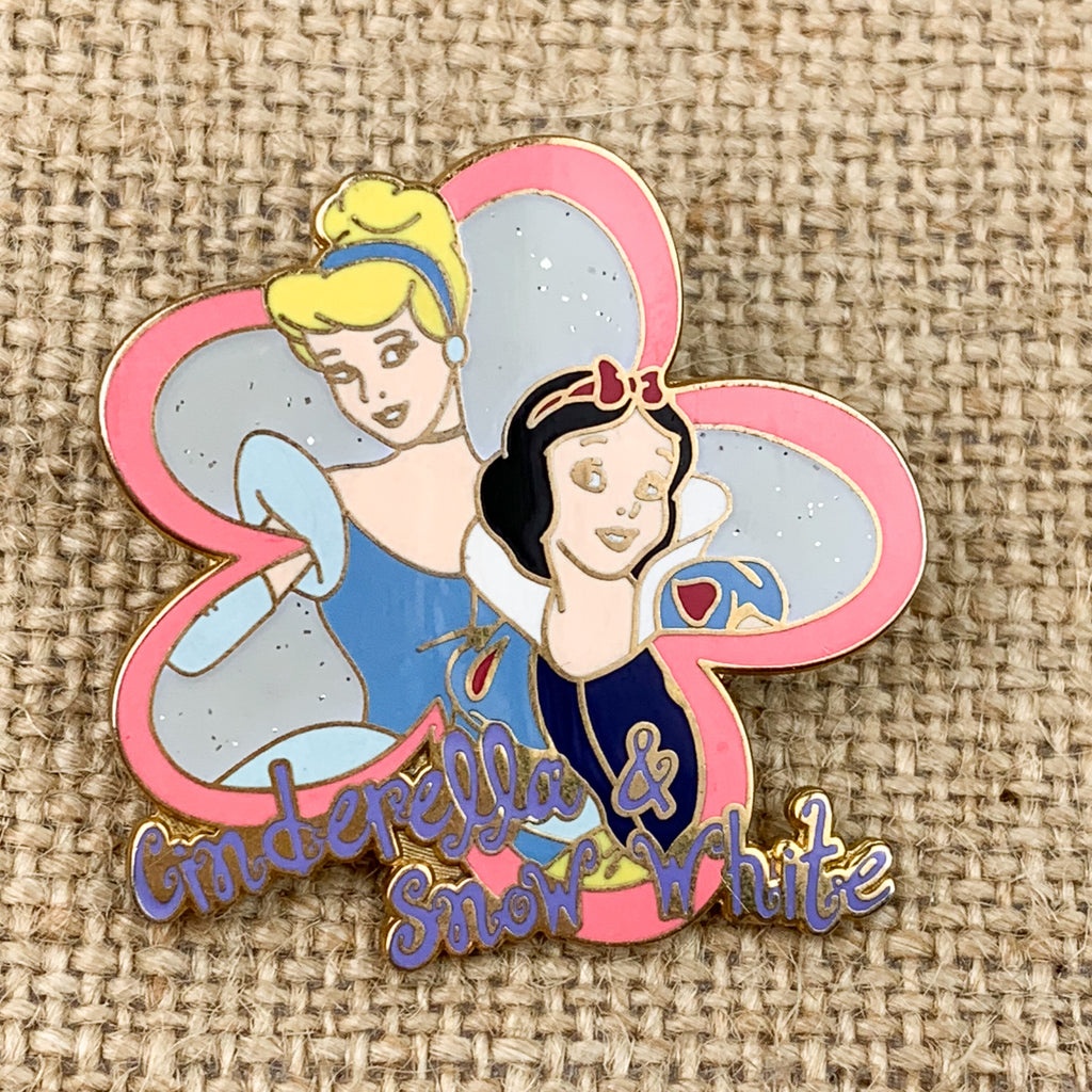 Disney Princess Cinderella Snow White Sparkle 2003 Trading Pin