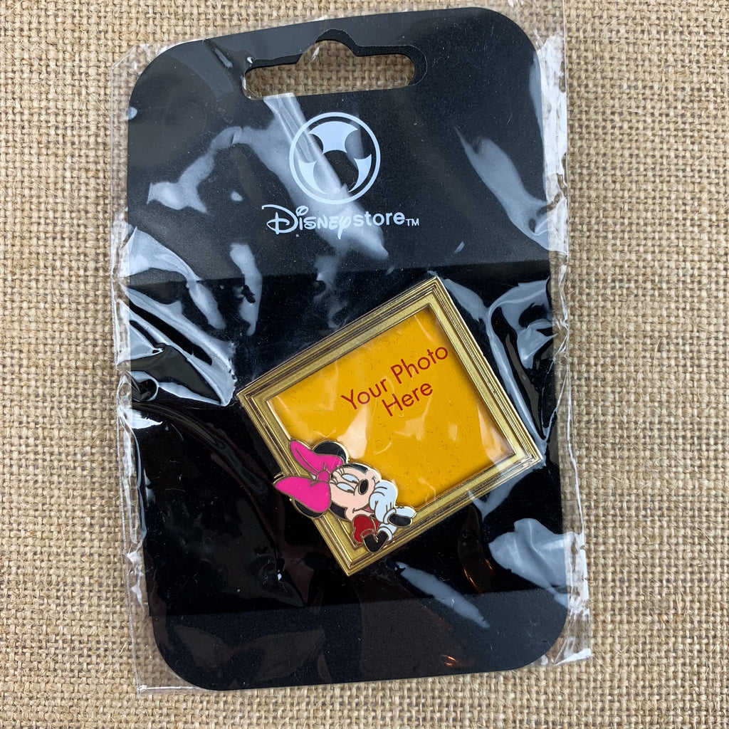 Disney Store Minnie Mouse Picture Frame Pin
