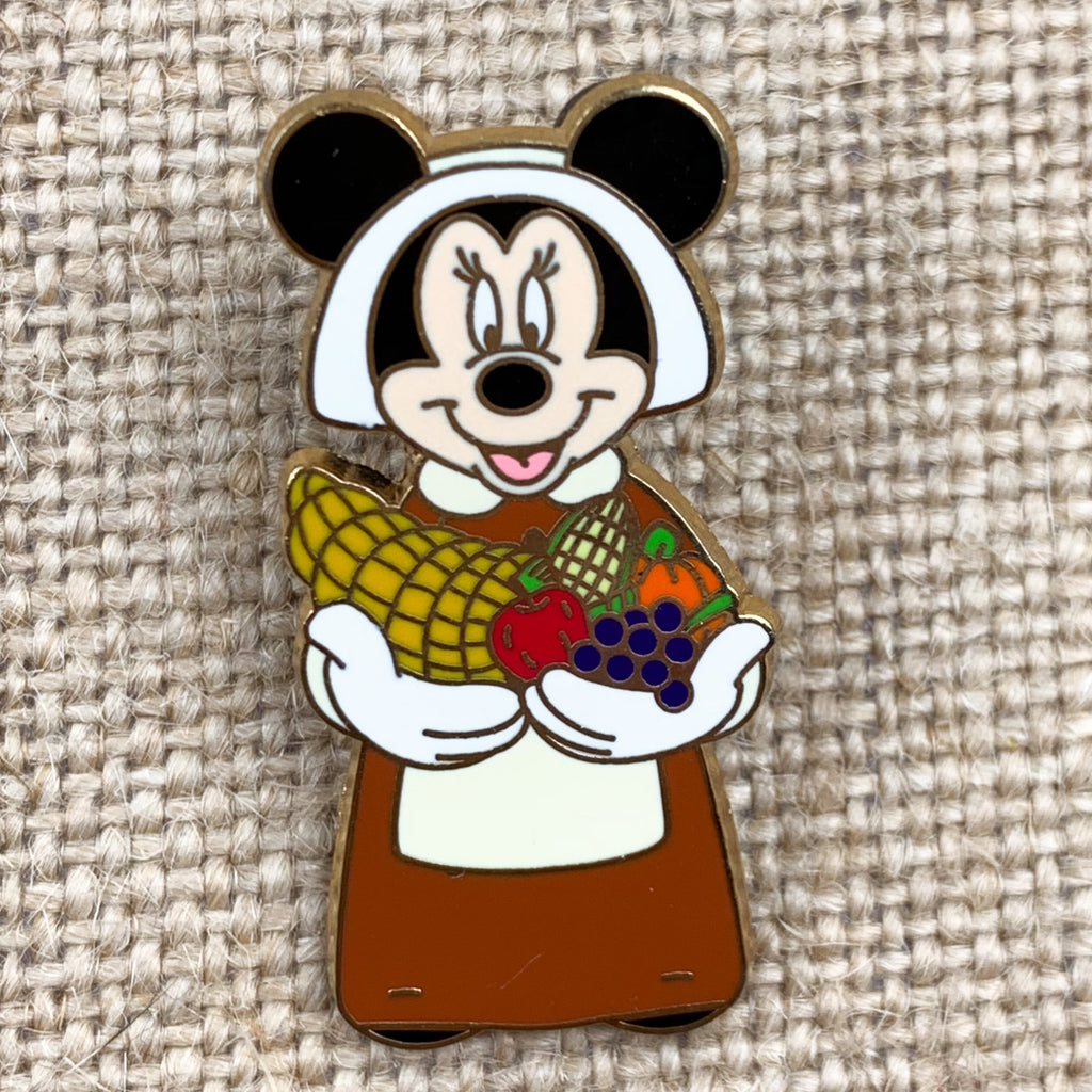 Disney DLR Minnie Mouse Pilgrim Thanksgiving Disneyland Pin