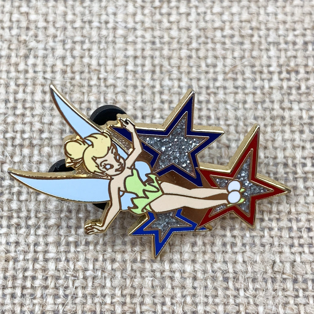 Disney Tinker Bell Stars Sparkle Glitter Star Pin