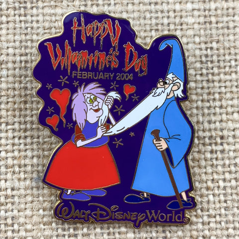 WDW Happy Villaintine's Valentine's Day February 2004 Disney Pin
