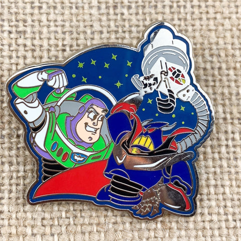 Disney Pixar Toy Story BUZZ LIGHTYEAR Galaxy Defender Battles Evil Zurg Pin