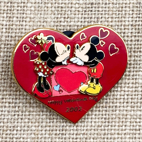 Disney Happy Valentine's Day Mickey & Minnie Mouse LE Pin