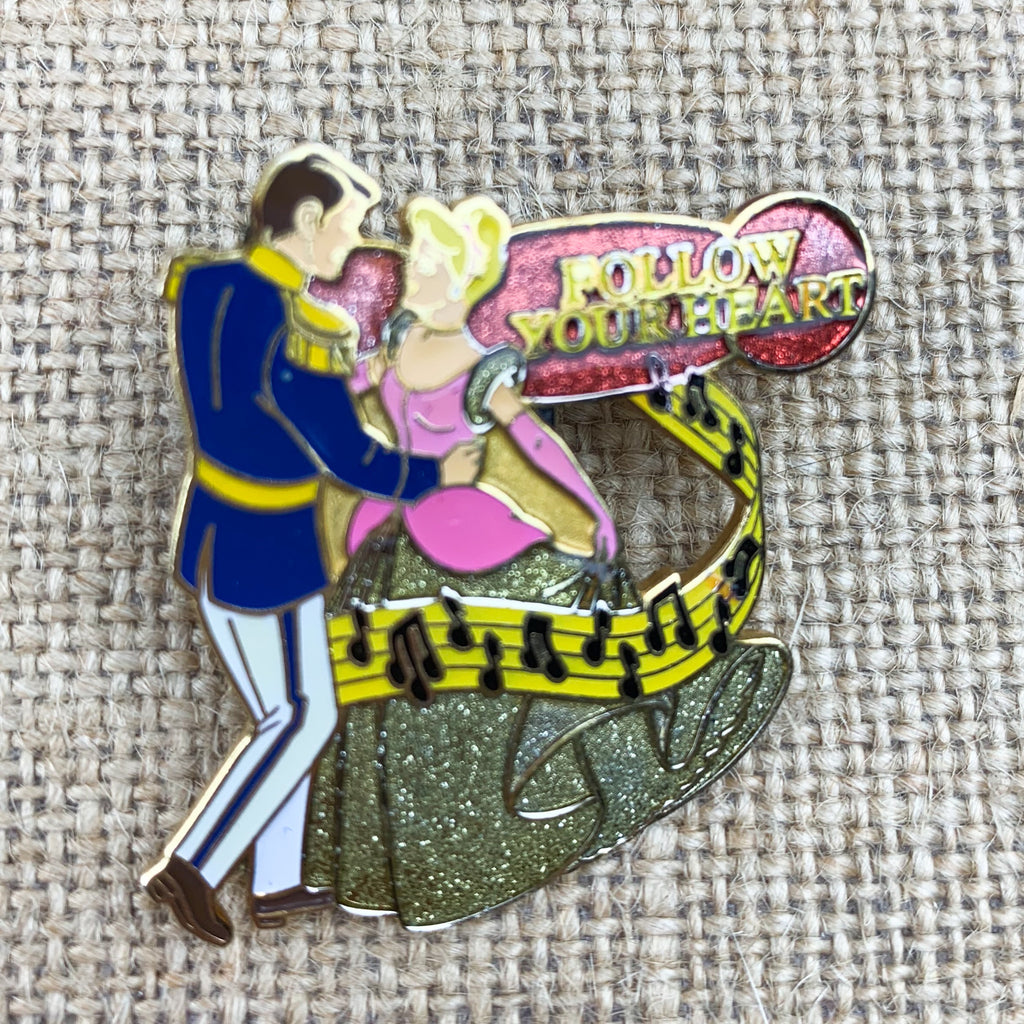 Disney Musical Moments Song Follow Your Heart Cinderella Prince Charming Pin
