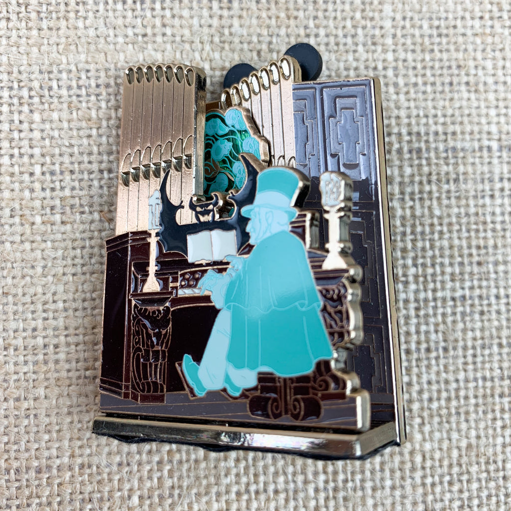 Disney DLR Haunted Mansion O'Pin Opin House Organist Diorama Pin