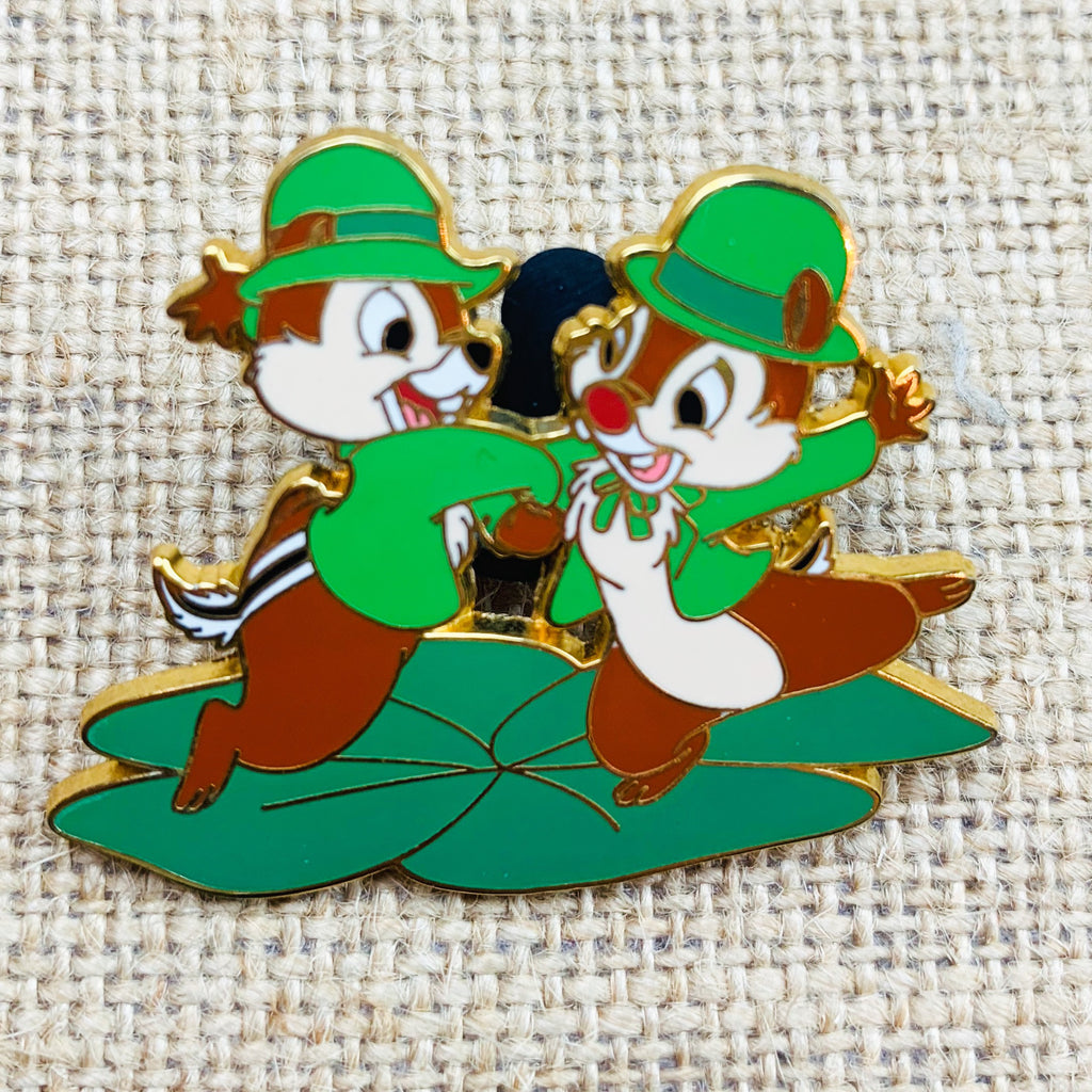 Disney Chip N Dale Leprechaun St Patrick's Day Holiday Pin