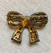 Vintage Bow Jewelry Brooch Pin
