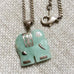 Vintage Elephant Jade Pendant Necklace