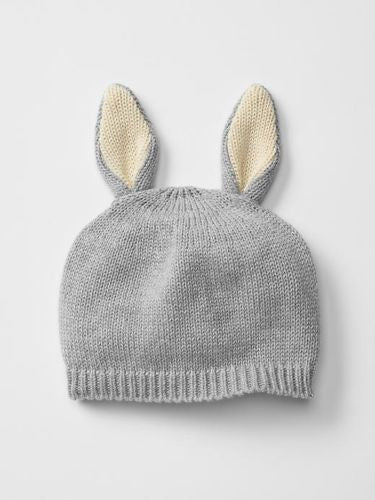 Baby Sweater Knit Animal- Ear Beanie