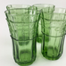 Vintage Juliska Jardins Dinnerware Green Glass Set 4 Cups