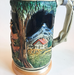 Vintage German Beer Stein Mug GERMANY 3D Raised