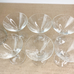 Vintage Noritake Sasaki Etched Bamboo Crystal Mid Century Martini Set