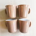 Vintage Corning Coffee Mug Cup Set USA Set 4
