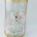Vintage Wedding Bride Groom Cake Topper Heart Tulle  Platform