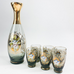 Vintage Bohemian Czech Gold Gilded Aperitif Glass Set