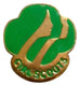 Vintage 1980 GSUSA Girl Scout USA Pin