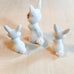 Porcelain Bunny Rabbit Set