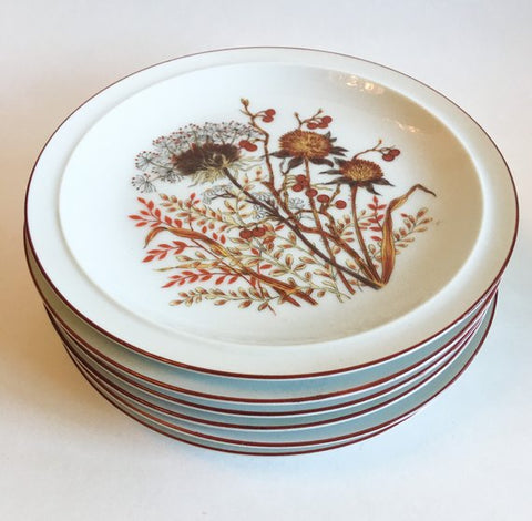 NIB Franci Florals Collection Bramble Plate Set  FF-415 P