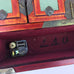 Vintage Oriental Chinese Wood Wooden Jewelry Box Brass And Ornate Carved Jade The Peoples Republic Of China Music Box