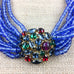 Vintage Vogue Designer Muti Strand Necklace