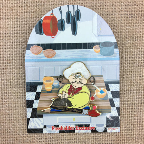 Disney Limited Edition Signed Artist Choice Pin Chef Louis' Dinner Surprise by Disney Artist Ron Burrage
