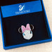 Swarovski Minnie Mouse Crystal Rose Brooch 872508 NIB