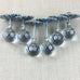 Vintage Decorative Crystall Knobs Restoration Hardware Plat Flower Design