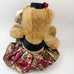 Vintage Dakin Bear Rosyln Top Hat Dress Plush Animal Toy