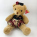 Vintage Dakin Bear Rosyln Top Hat Dress Plush Animal Toy