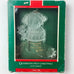Vintage Hallmark 1989 Grandson's First Christmas Clear Acrylic Ornament
