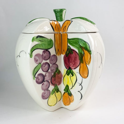 Vintage 1960's Los Angeles Potteries Apple Cookie Jar