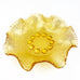 Vintage Depression Glass Amber Candy Bowl Dish