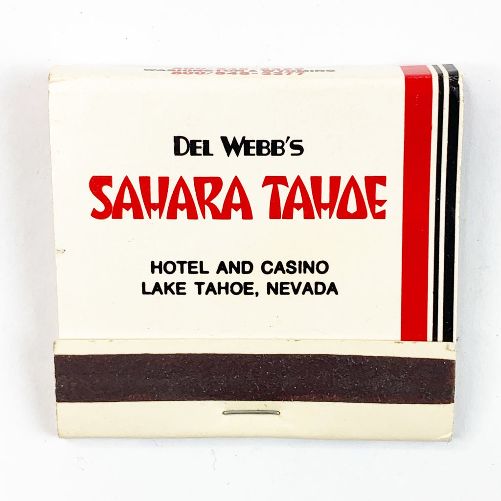 Vintage Del Webb's Hotel Sahara Casino Las Vegas Nevada International Matchbook