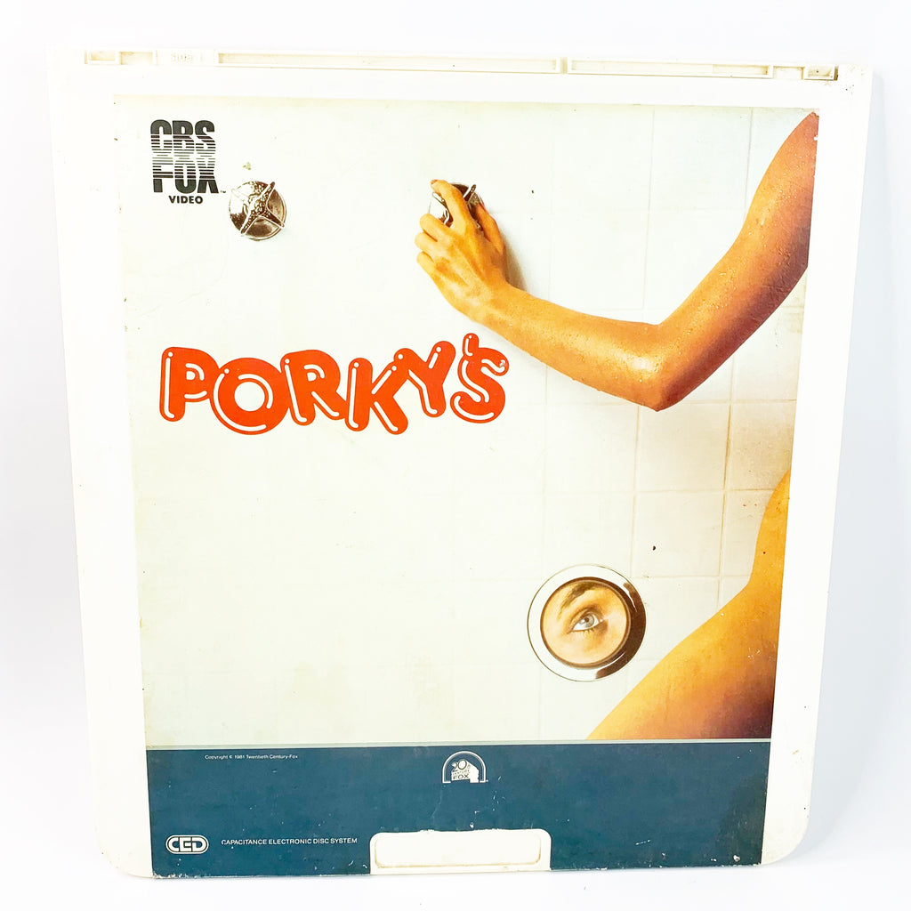 Vintage 1981 Porky’s CED Videodisc CBS Video Disc