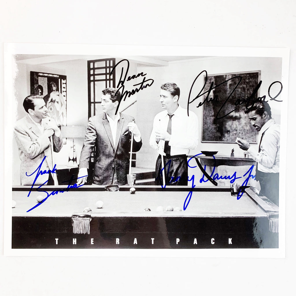 The Rat Pack Signed 8X10 Autographed Photo Reprint