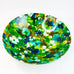 Vintage Fiberglass Mid Century Modern Floral Bowl