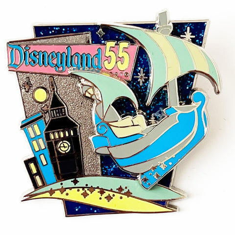 Disneyland 55th Anniversary Cast Exclusive Retro Peter Pan’s Flight Pin
