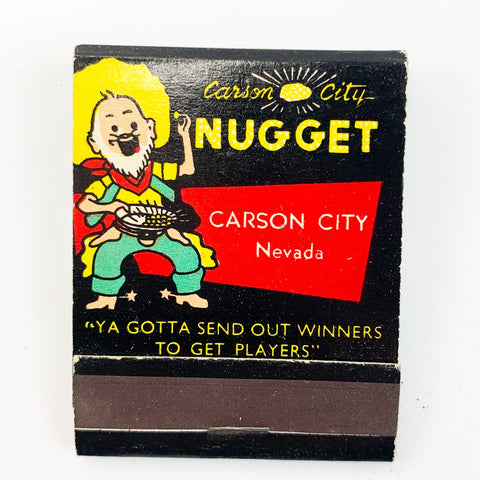 Vintage Nugget Carson City Nevada Matches