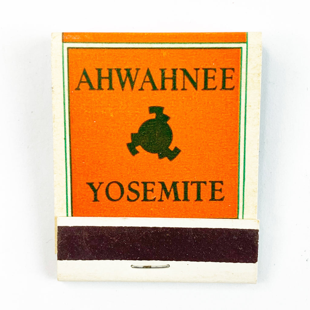 Yosemite California Ahwahnee Hotel Matchbook