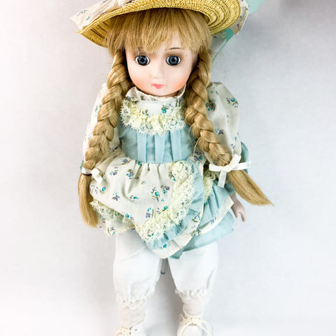Vintage 1986 Brinn’s Collectible Porcelain Doll