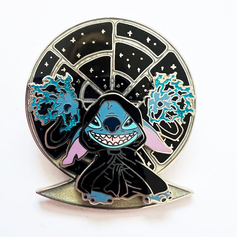 Star Wars Stitch As Emperor Palpatine Disney Pin