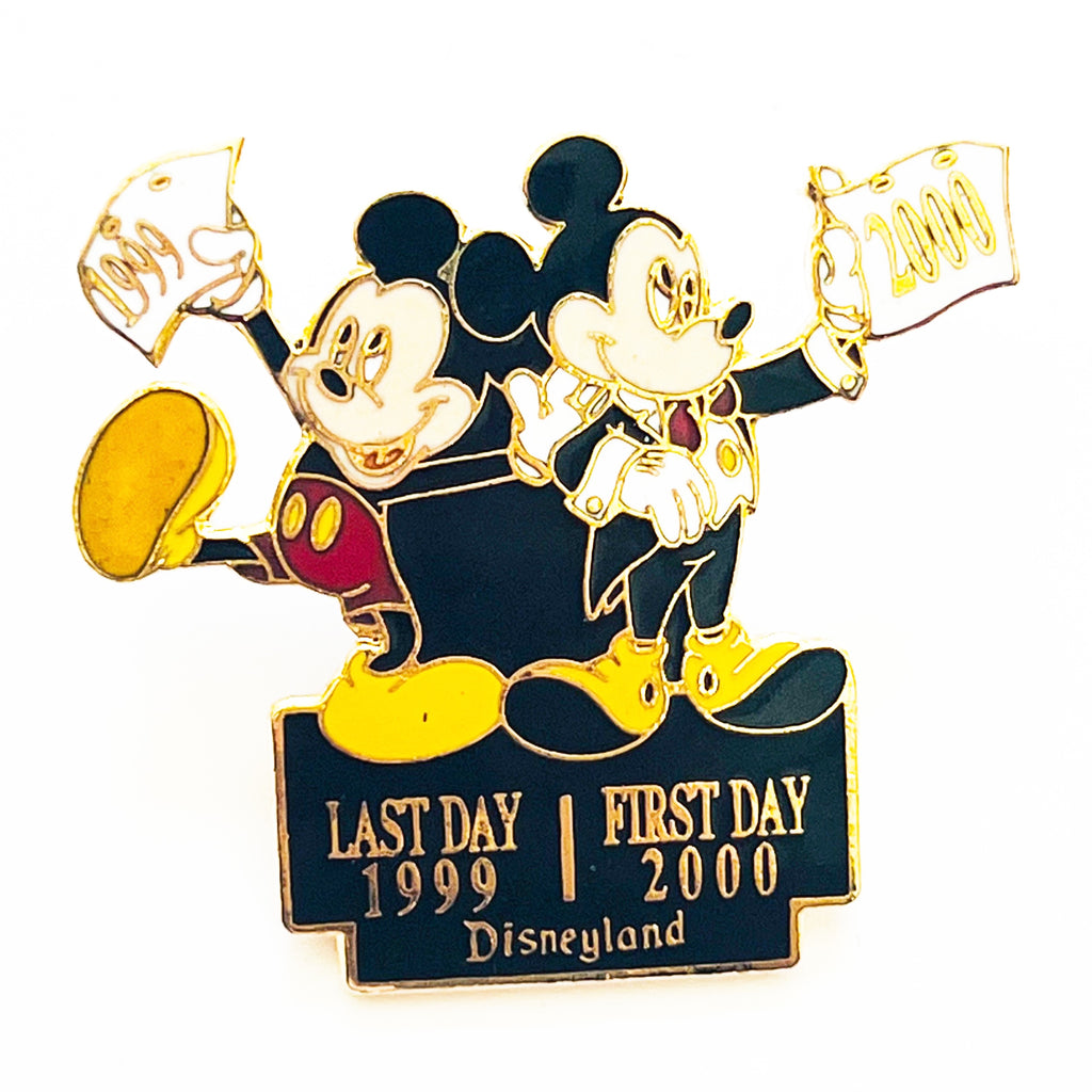 Disney Walt Disney World Mickey Last 1999/First Day 2000 Pin