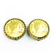 Vintage Coro Cinco Centavos 1956 Clip On Earrings