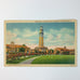 Campanile Louisiana State University Baton Rouge LA Linen Postcard