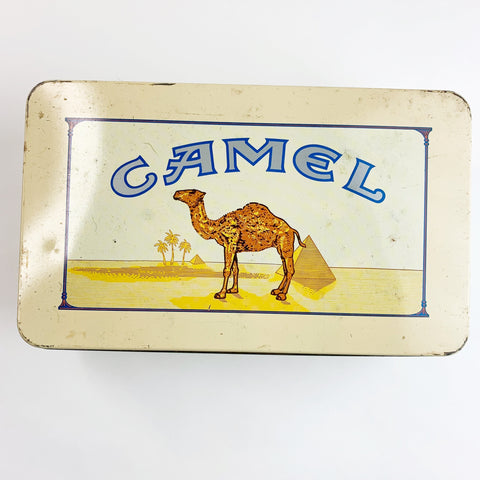 Vintage Camel Tin Storage Box