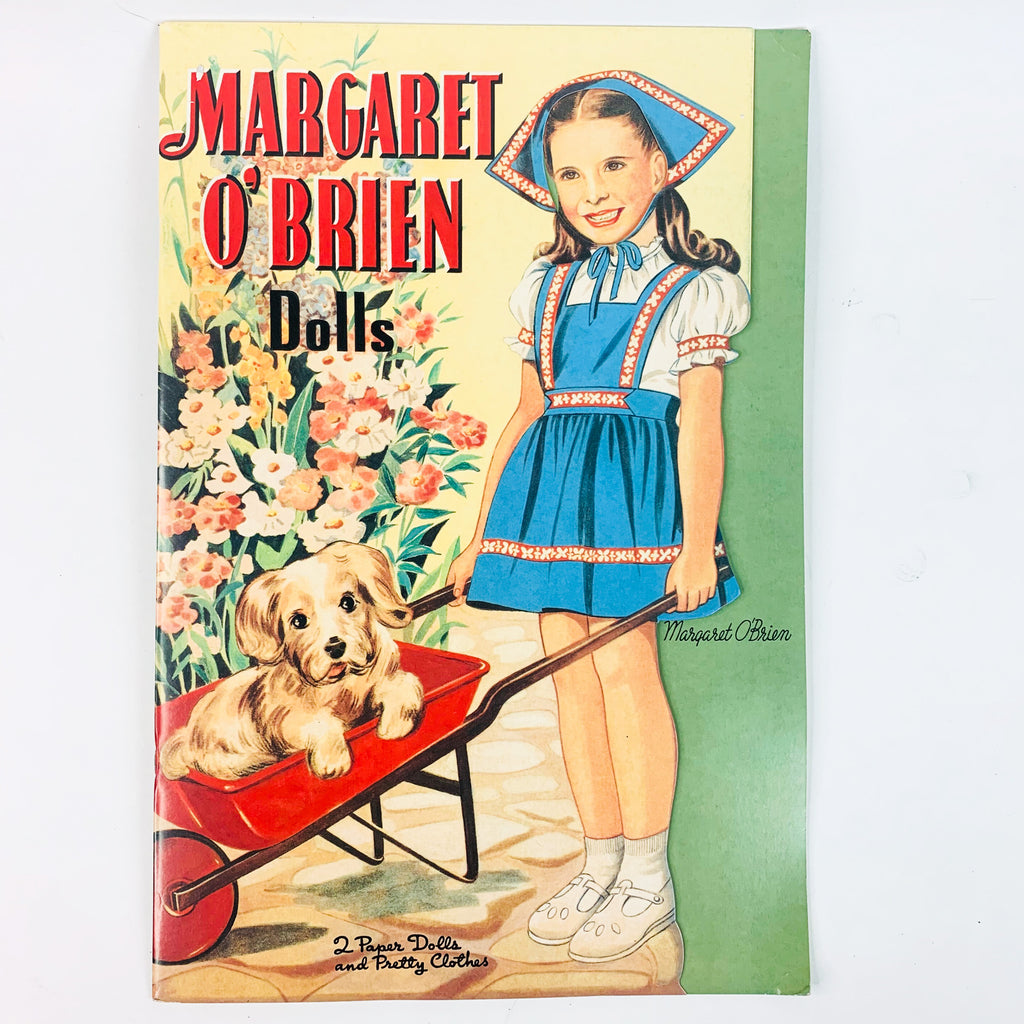 Vintage Margaret O'Brien Paper Doll Book Uncut Dolls and Pretty Clothes
