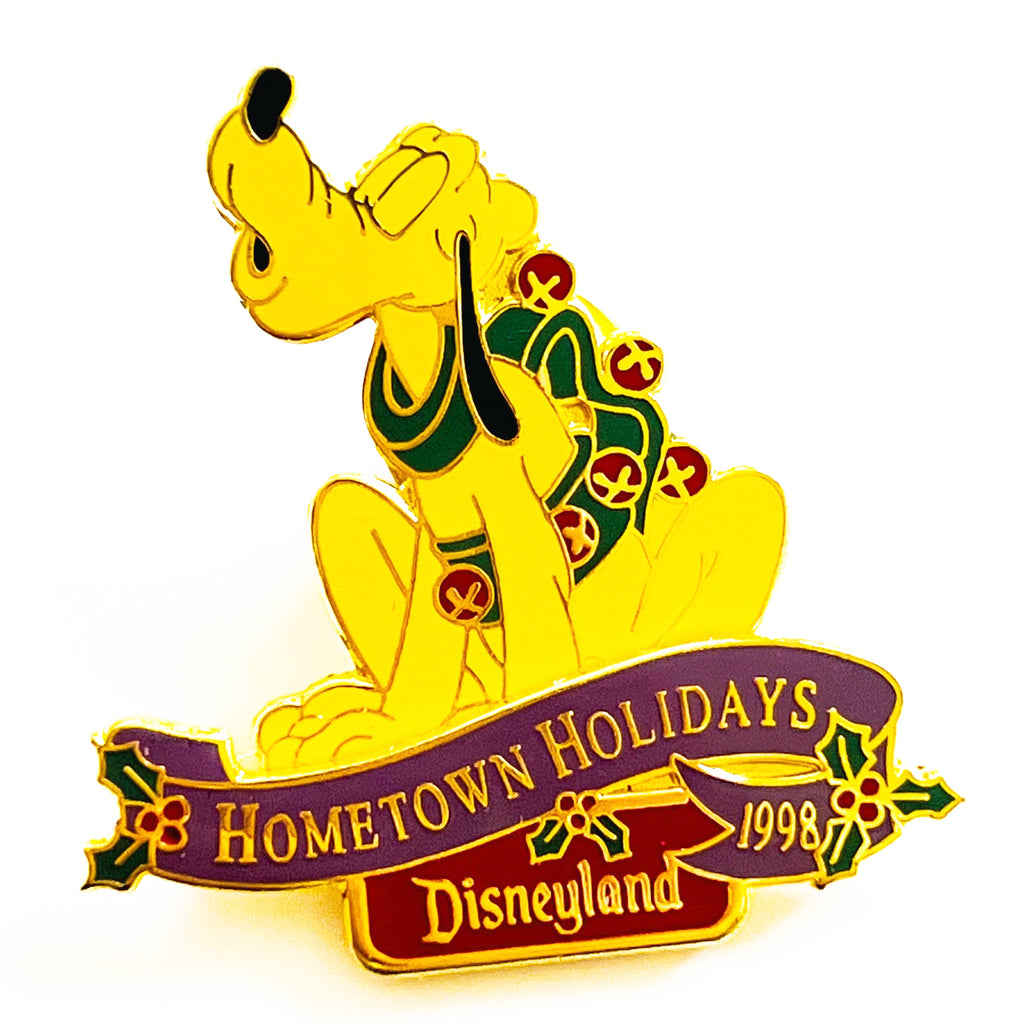 DIsneyland 1998 Hometown Holidays Pluto Limited Edition 500 Pin