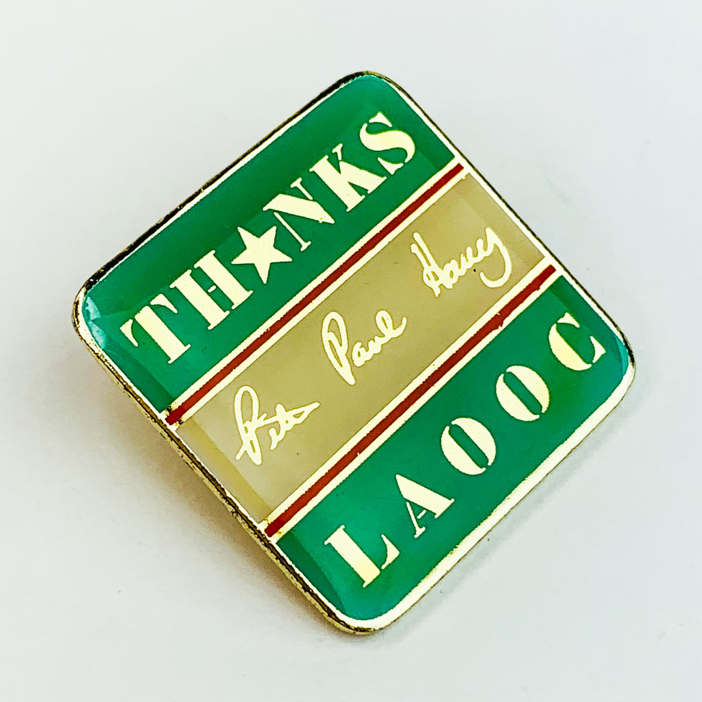 1984 LA Olympics LAOOC Thanks Souvenir Lapel Pin