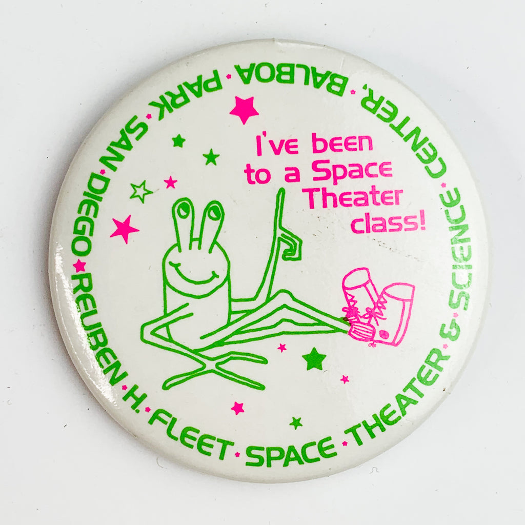 Vintage Ruben H Fleet Space Theater Science Center Pin Pinback Button